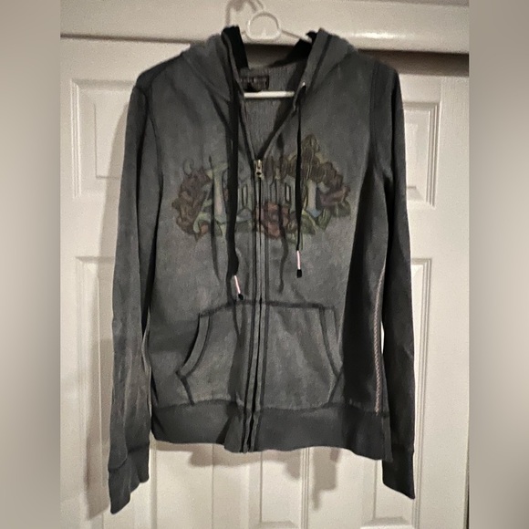 Lucky Brand Tops - Lucky Brand size L zip up sweatshirt